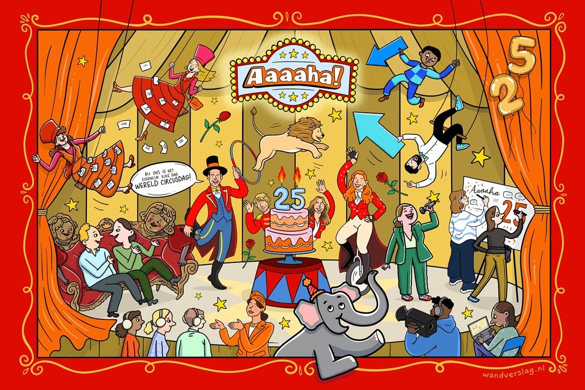 25 jaar Aaaaha! Bureau voor live communicatie